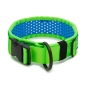 Preview: SOFTY Halsband | Länge: 50-56cm | Breite: 6,3cm | Farbe: grün/blau